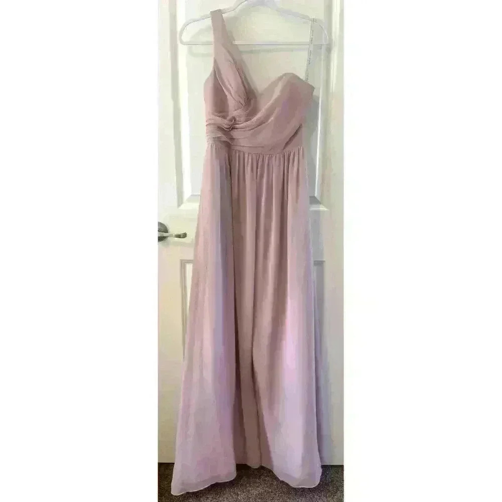 Alfred Angelo One Shoulder Formal Gown Size 4 Formal Dress Loves First Blush